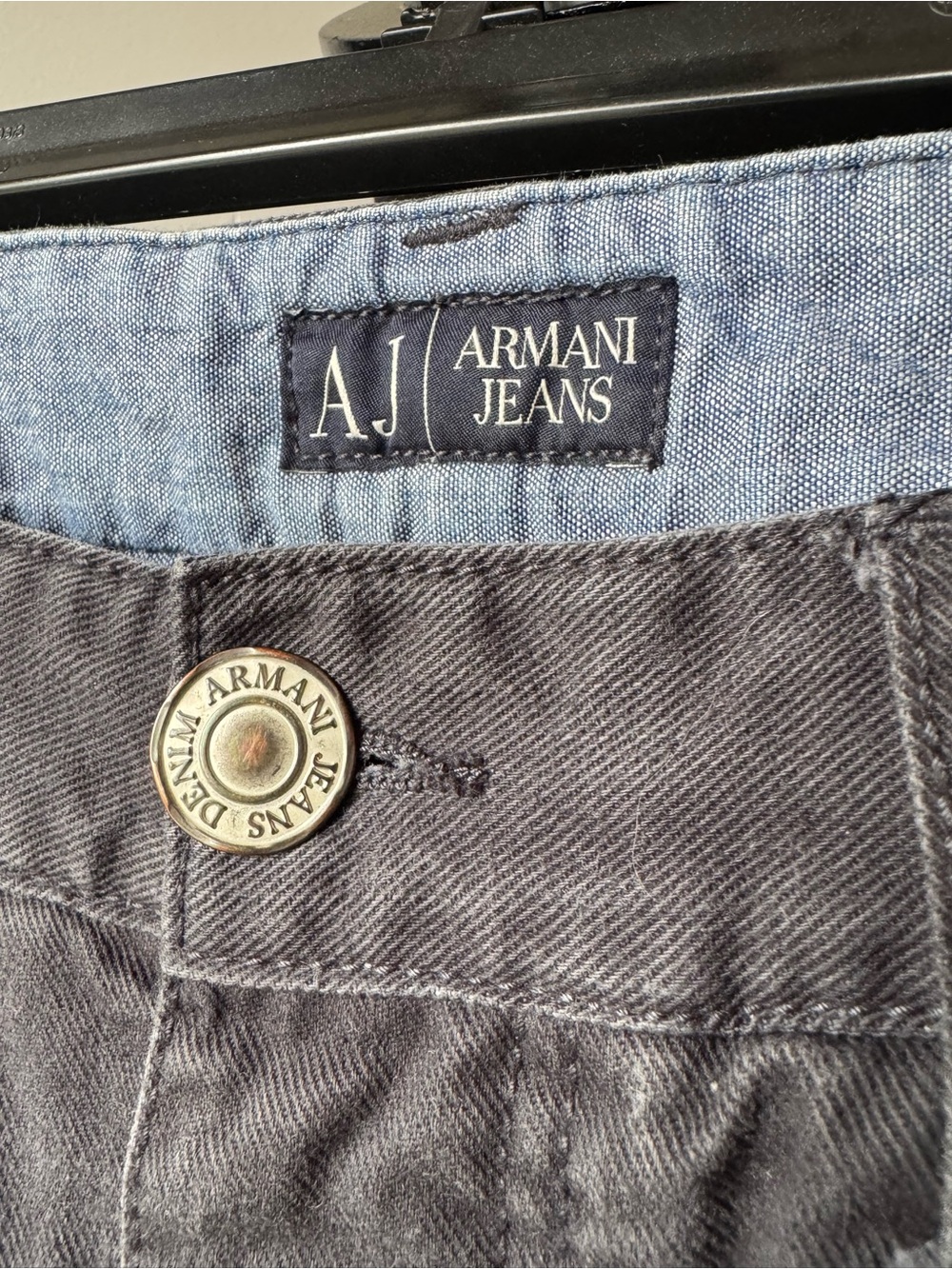 Armani J21 regular fit Gray denim jeans size 34x34 - Picture 3 of 10